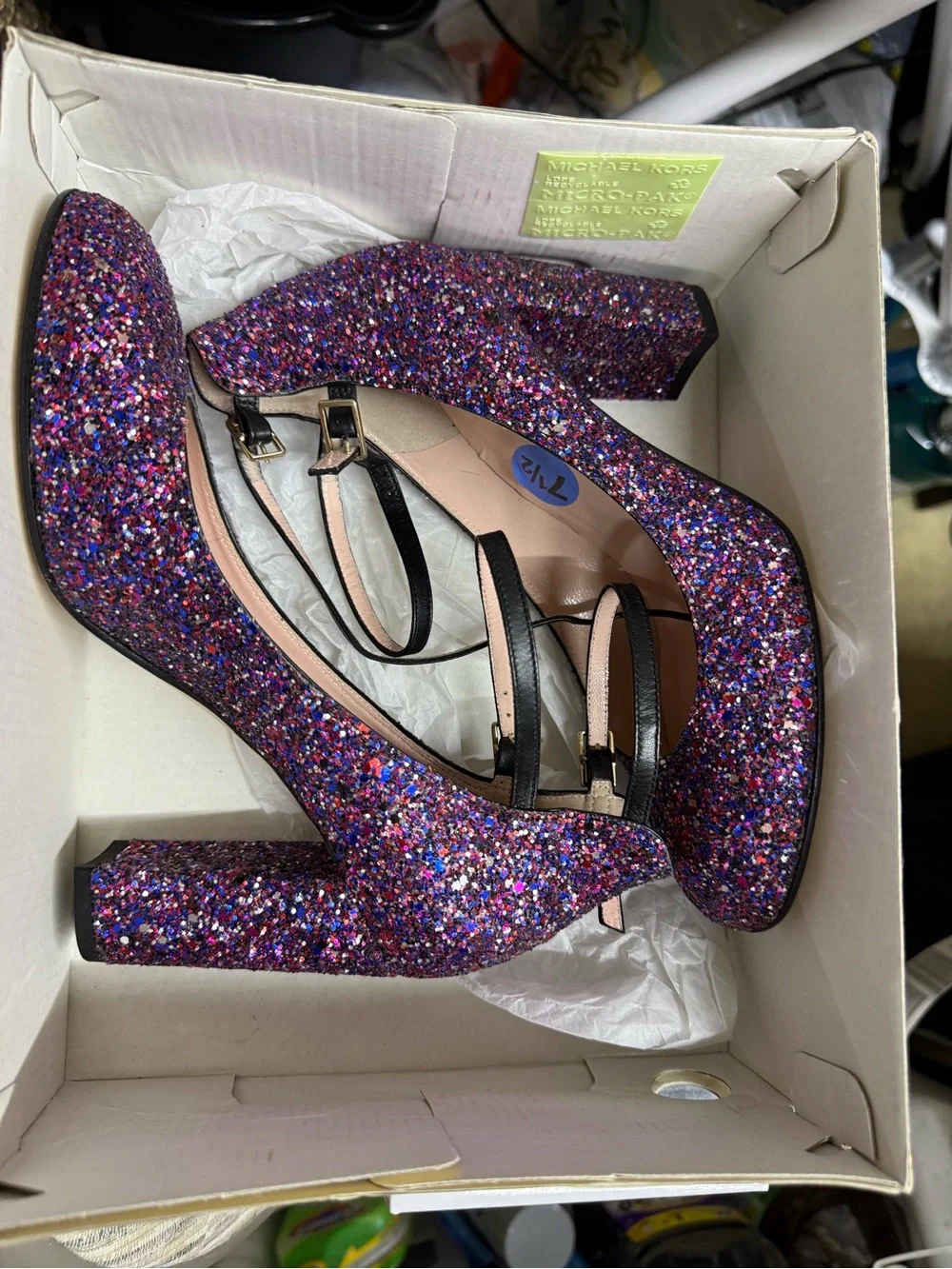 New Kate Spade New York Baneera Glitter Heels